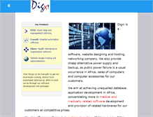 Tablet Screenshot of digxi.com